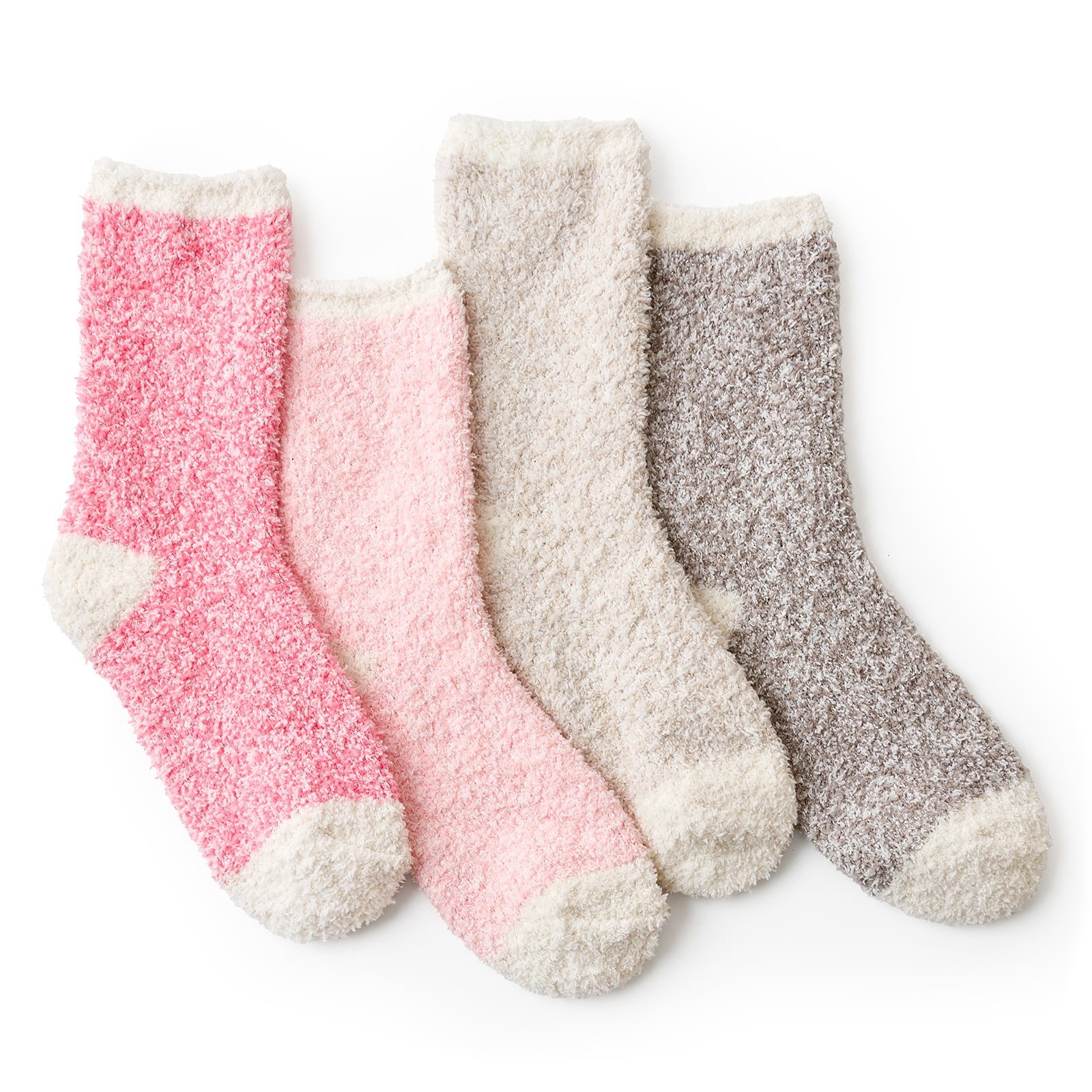 Heather Plain Socks 4 Pairs