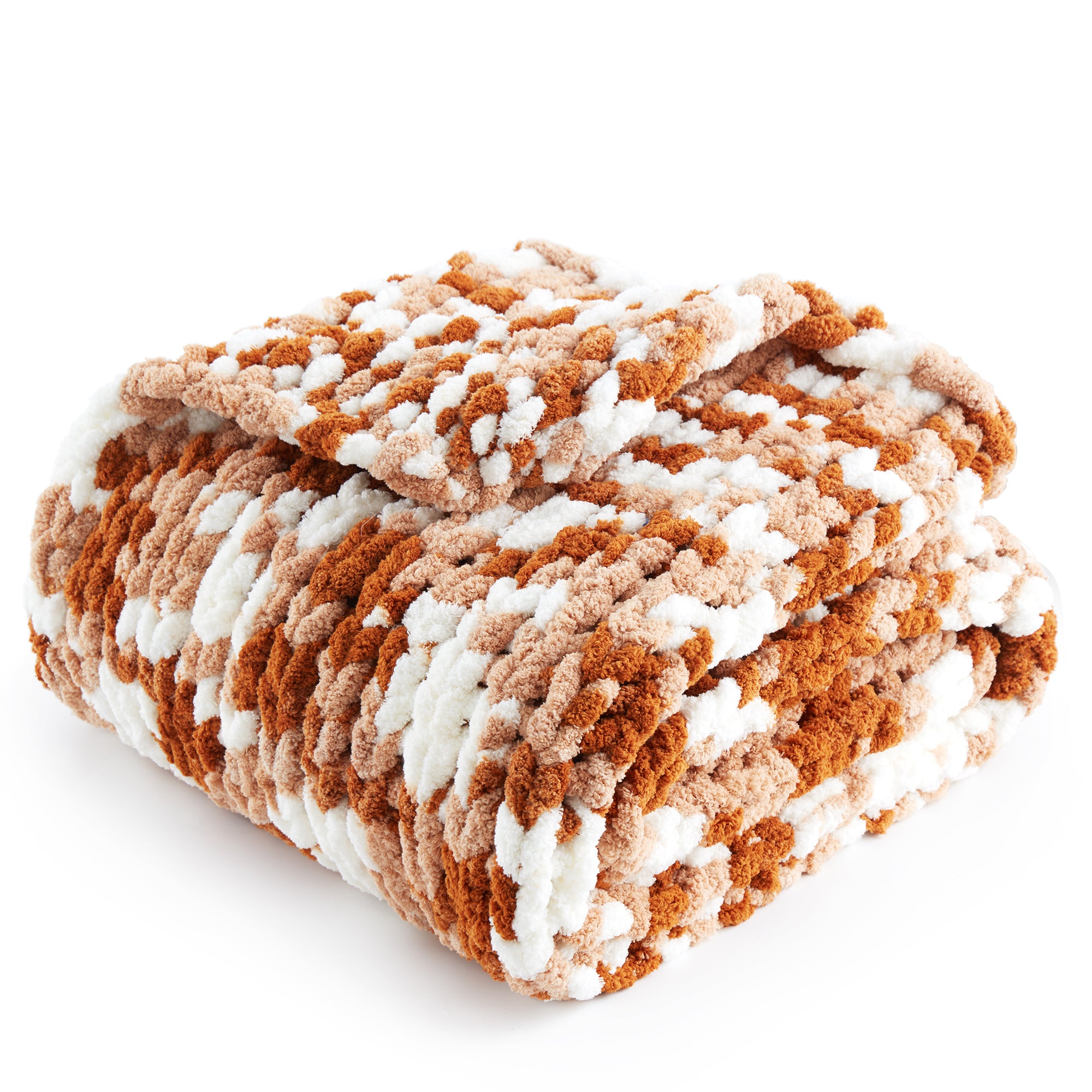 SnugCozy Handmade Chunky Chenille Knit Throw Blanket