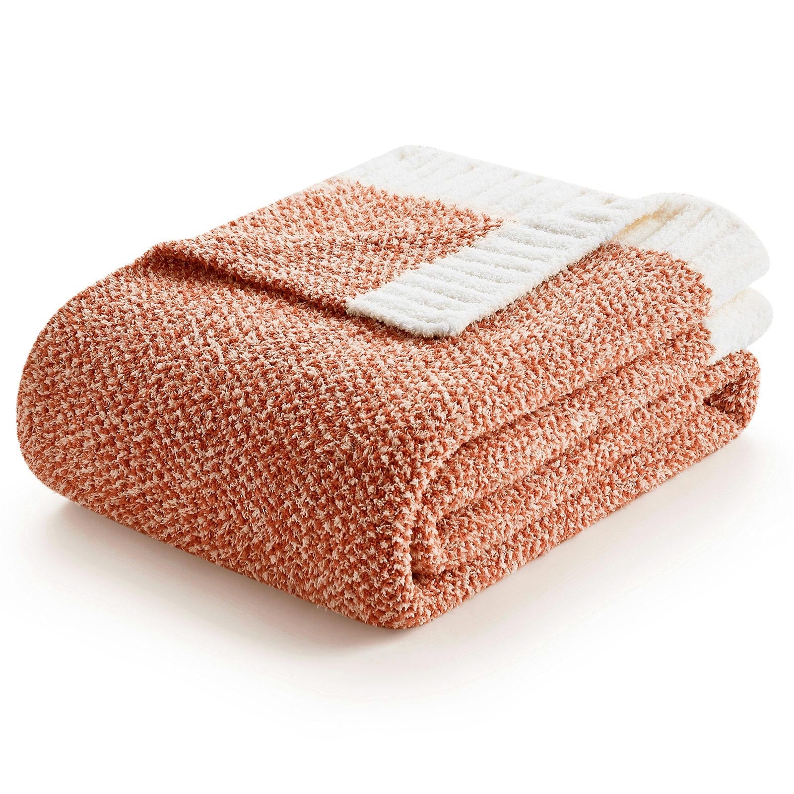 Heather Throw Blanket - Snuggle Sac - #Color_Orange