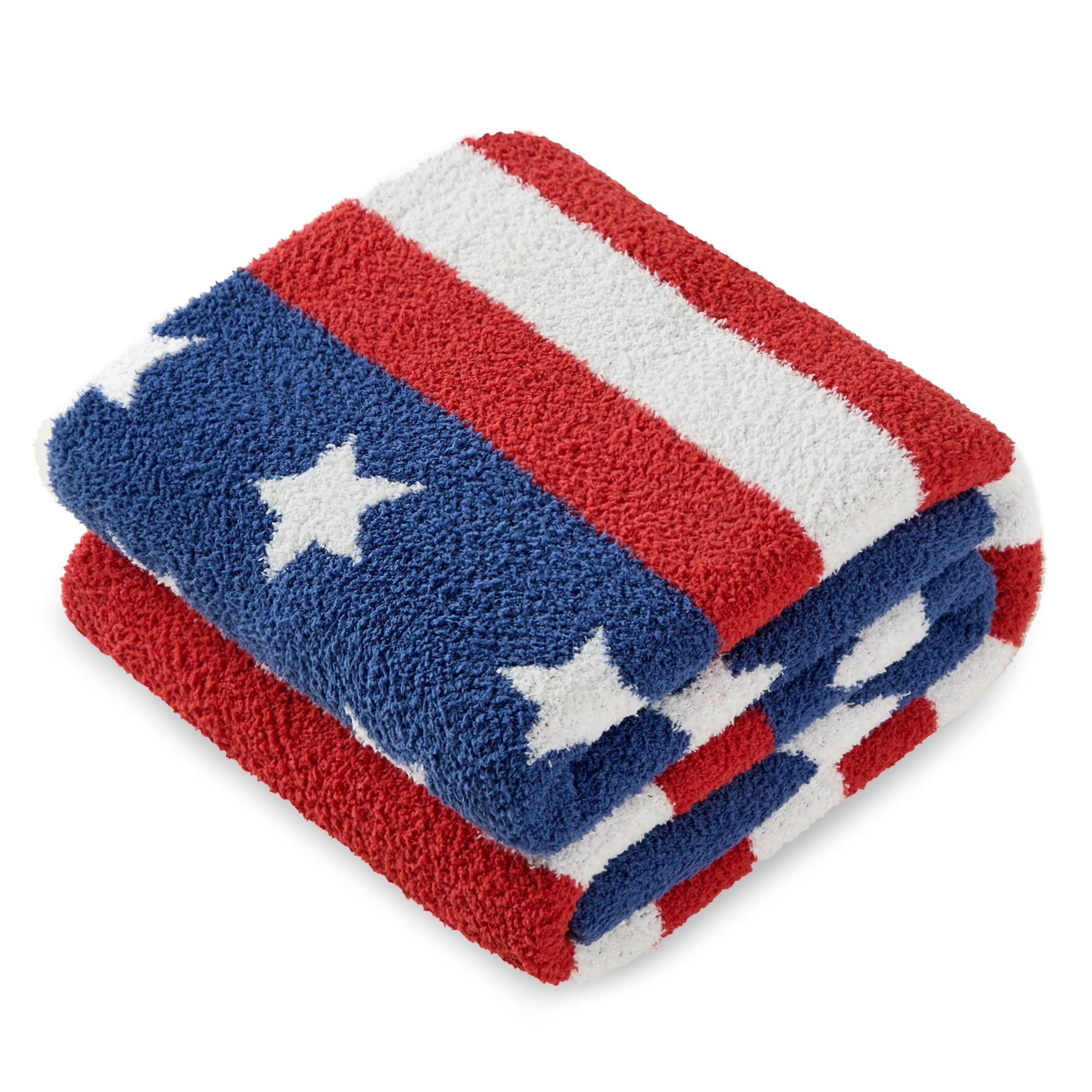 SnugCozy Independent Day Feather Yarn Throw Blanket