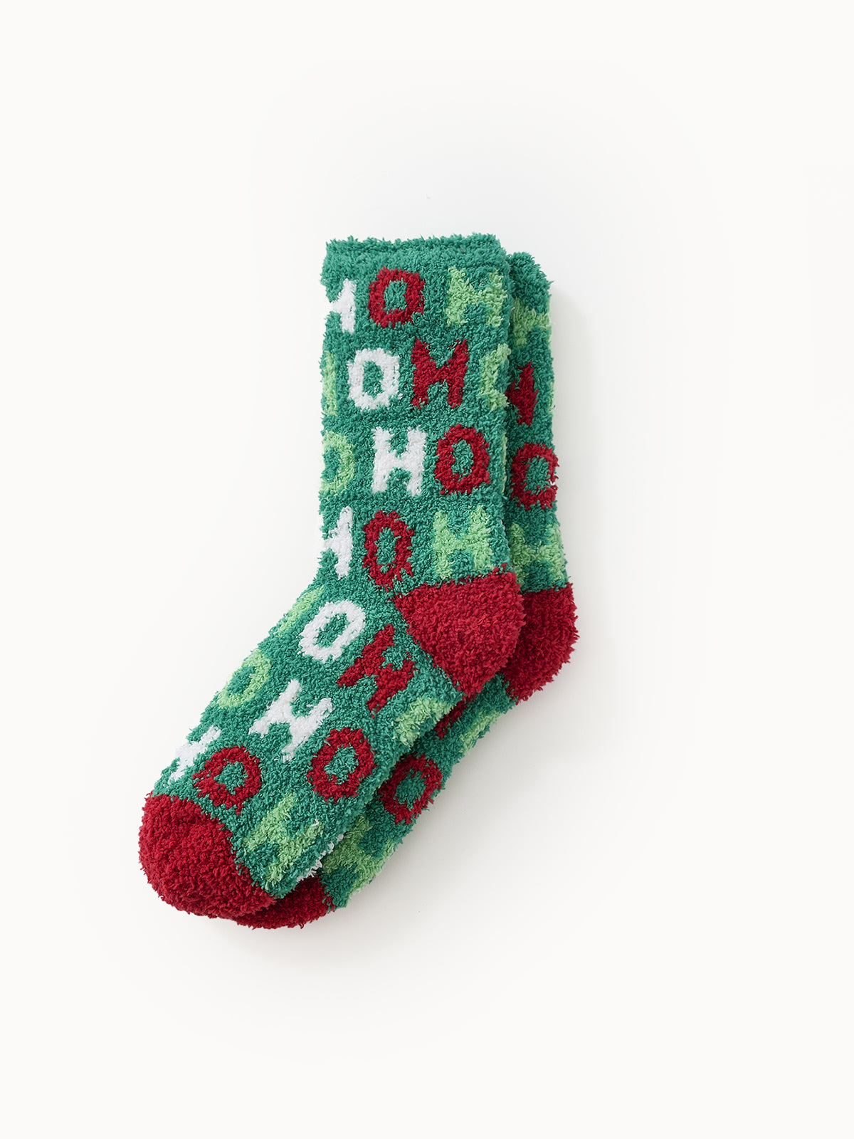 SnugChic Holiday Heathered Cozy Fuzzy Socks