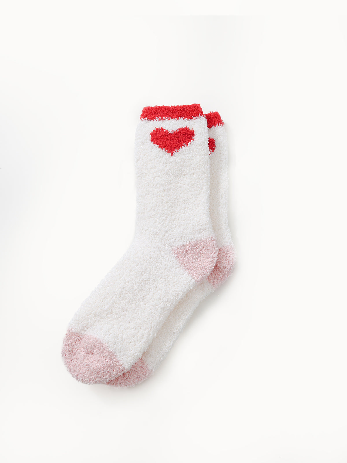 SnugChic Sweetheart Argyle Cozy Fuzzy Socks