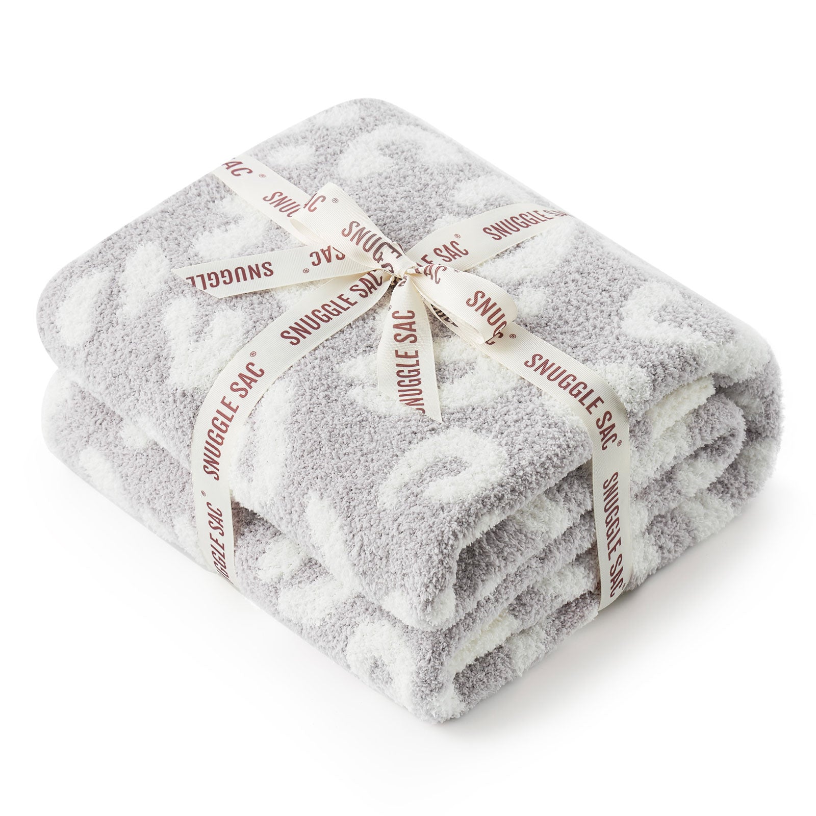Ultra Soft Leopard Blanket - Snuggle Sac - #Color_Leopard Grey