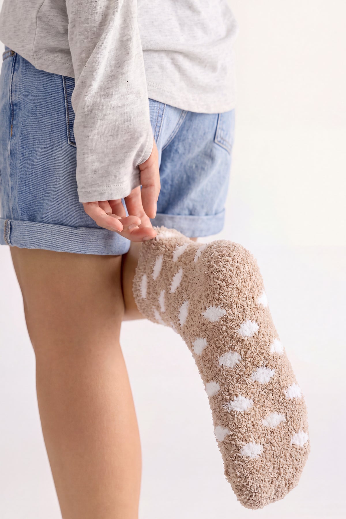 #color_Latte Polka Dot