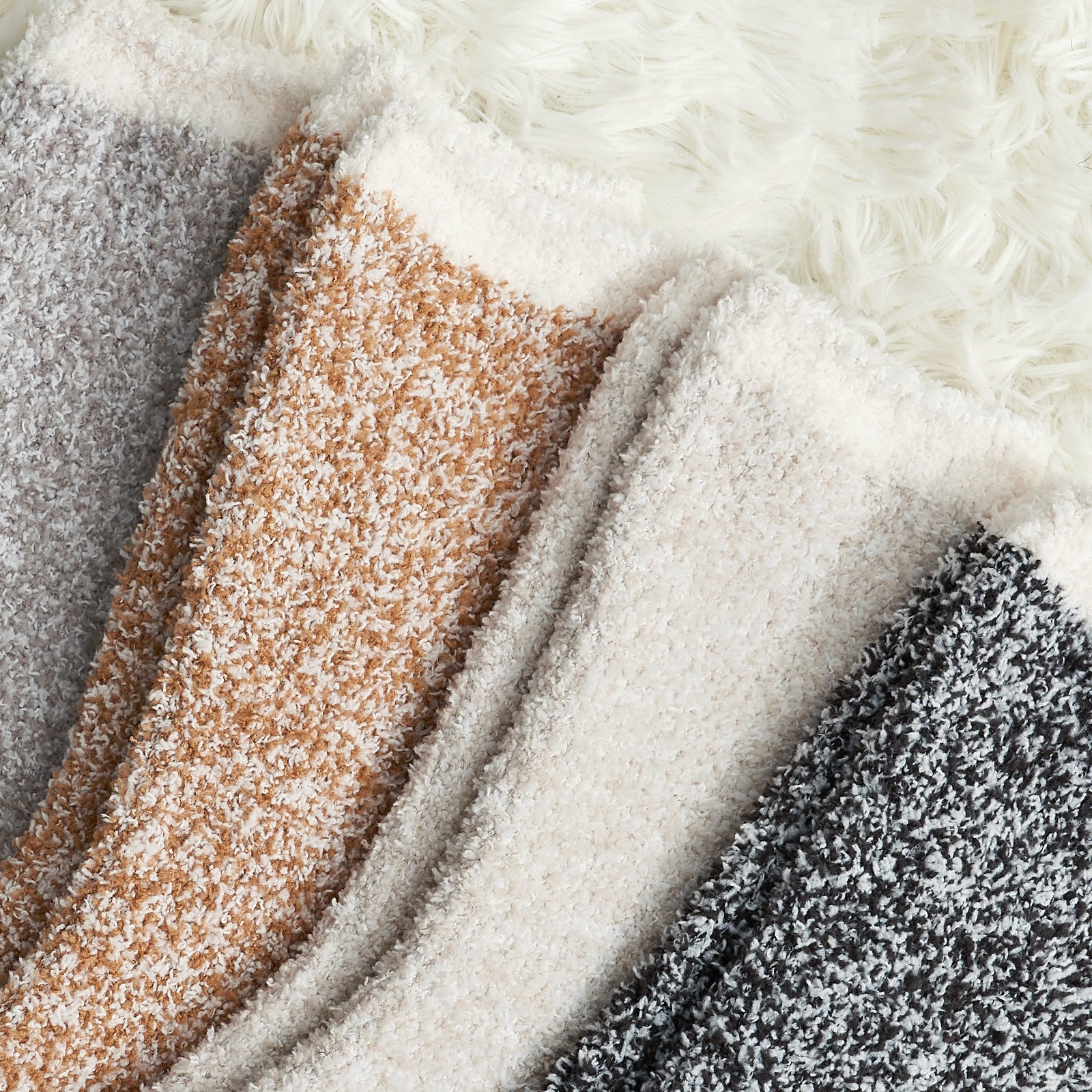 SnuggleChic Women Heather Plain Socks 4 Pairs