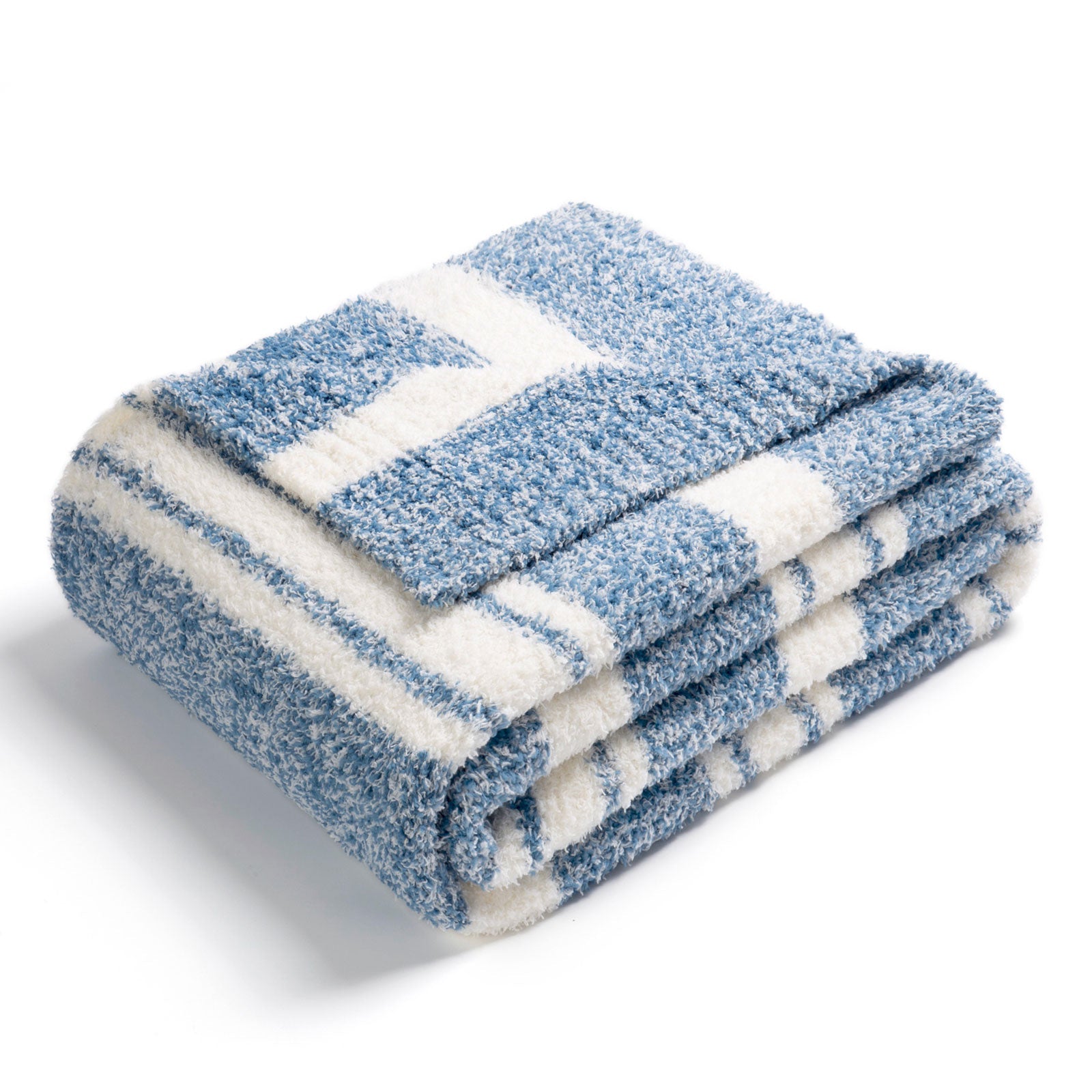 Stripe Throw Blanket - Snuggle Sac-#Color_Blue