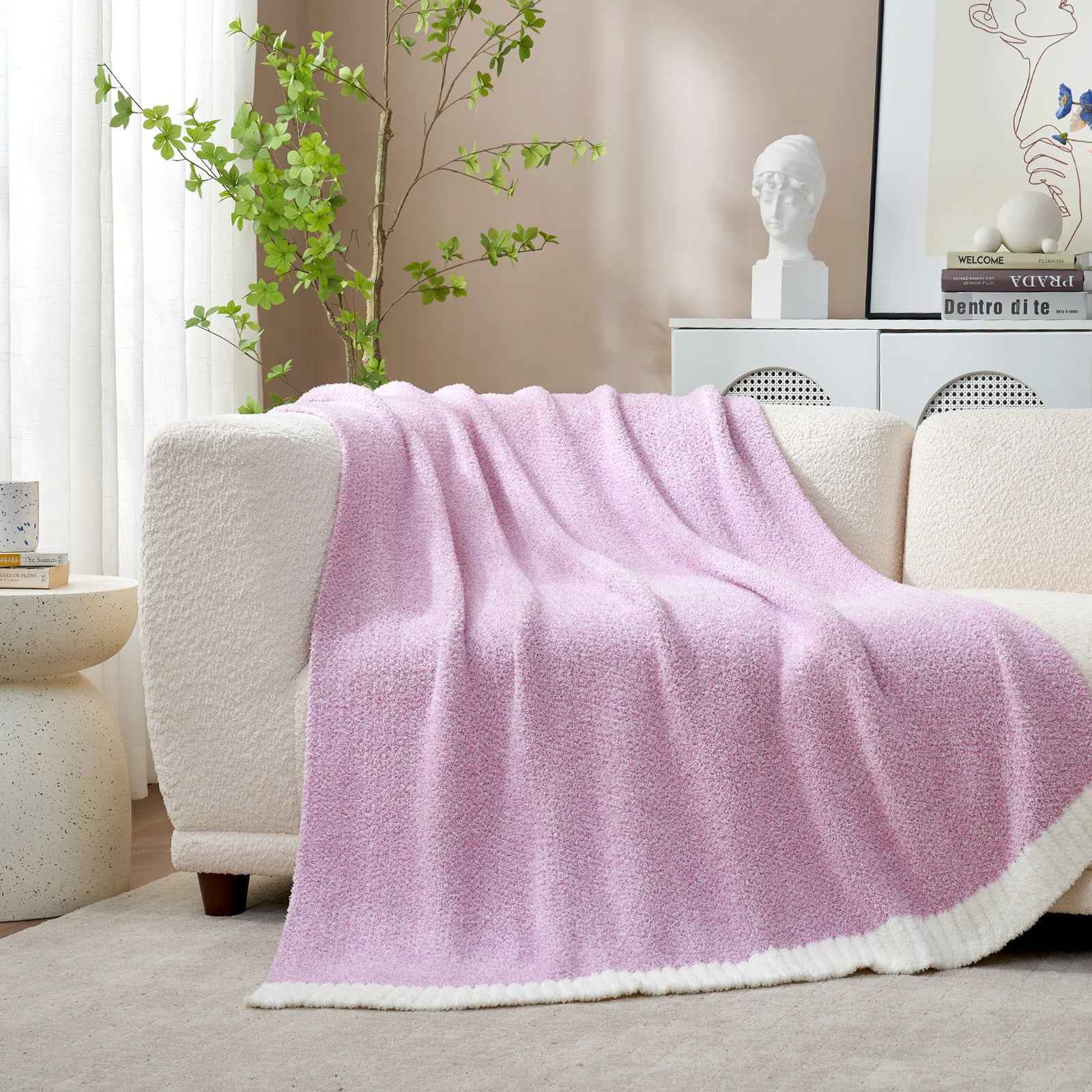 Heather Throw Blanket - Snuggle Sac - #Color_Lilac