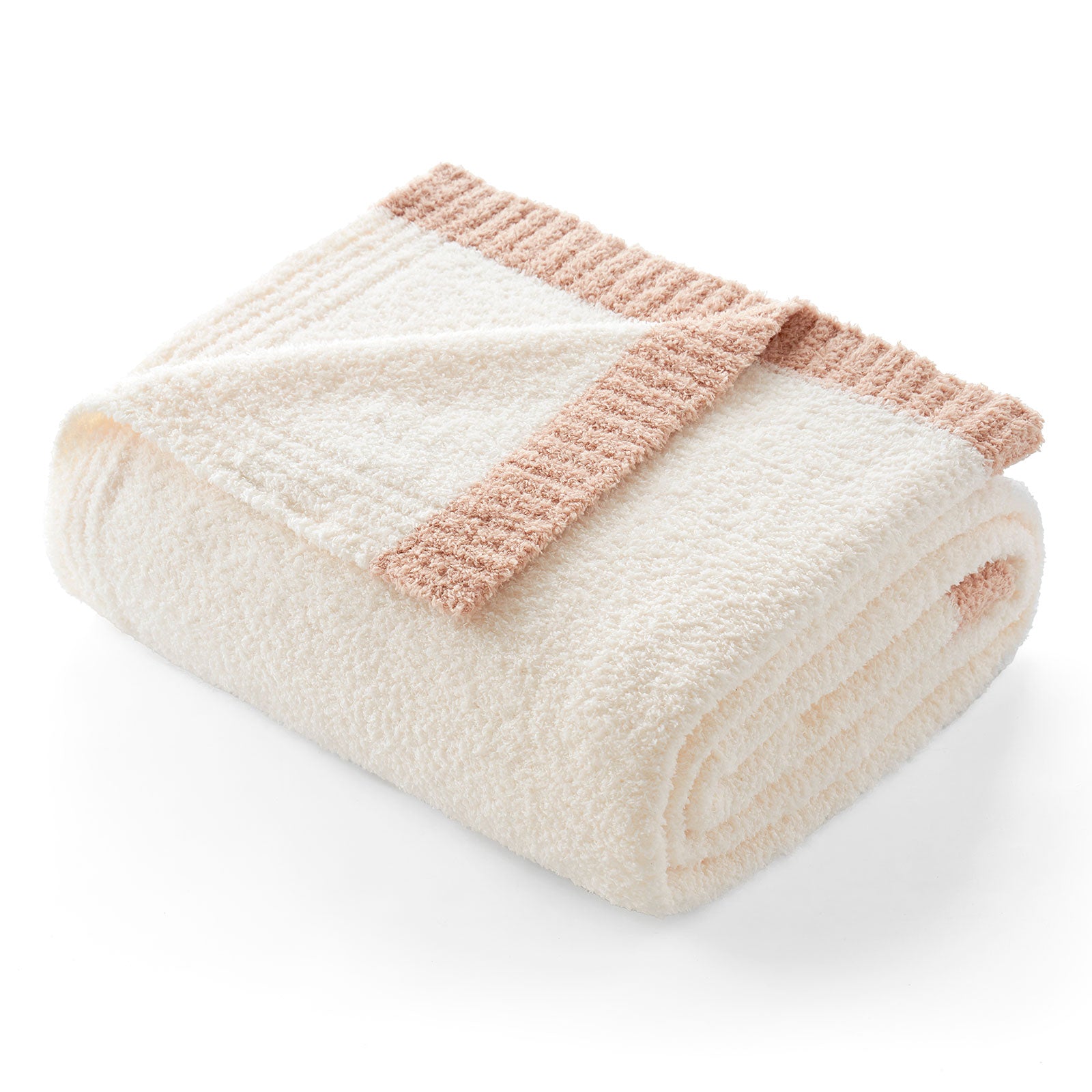 Ultra Soft Solid Throw Blanket - Snuggle Sac - #Color_Cream