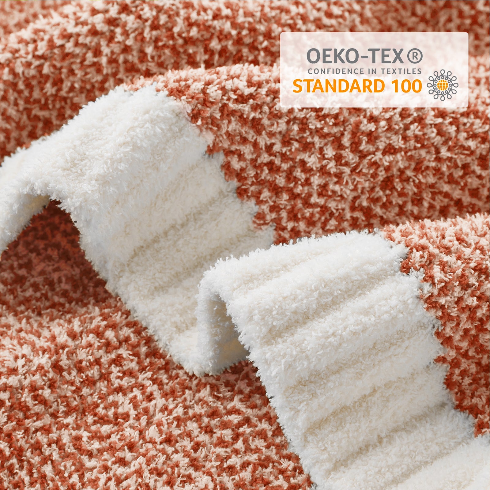 Heather Throw Blanket - Snuggle Sac - #Color_Orange