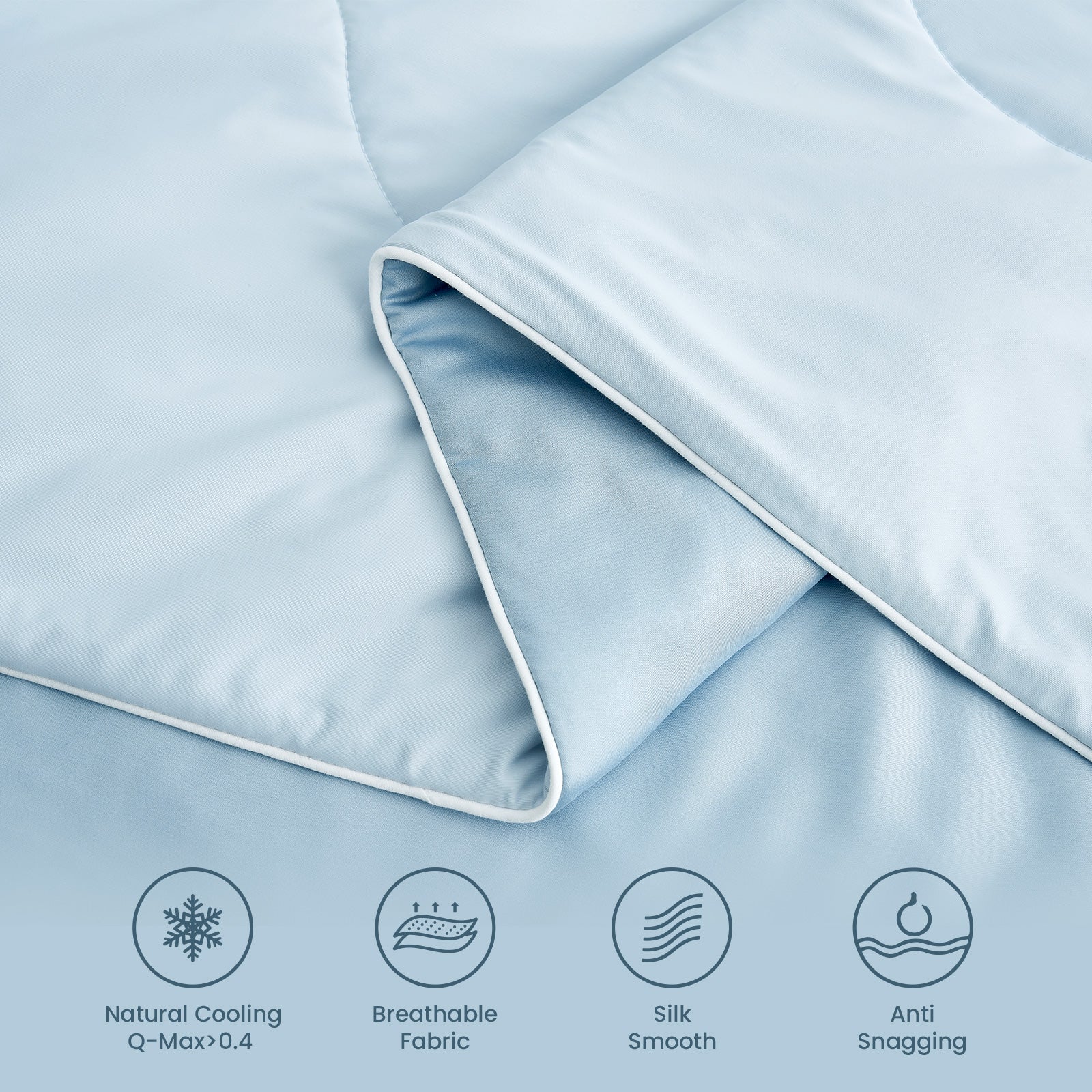 breathable cooling comforter#Color_Ice Blue