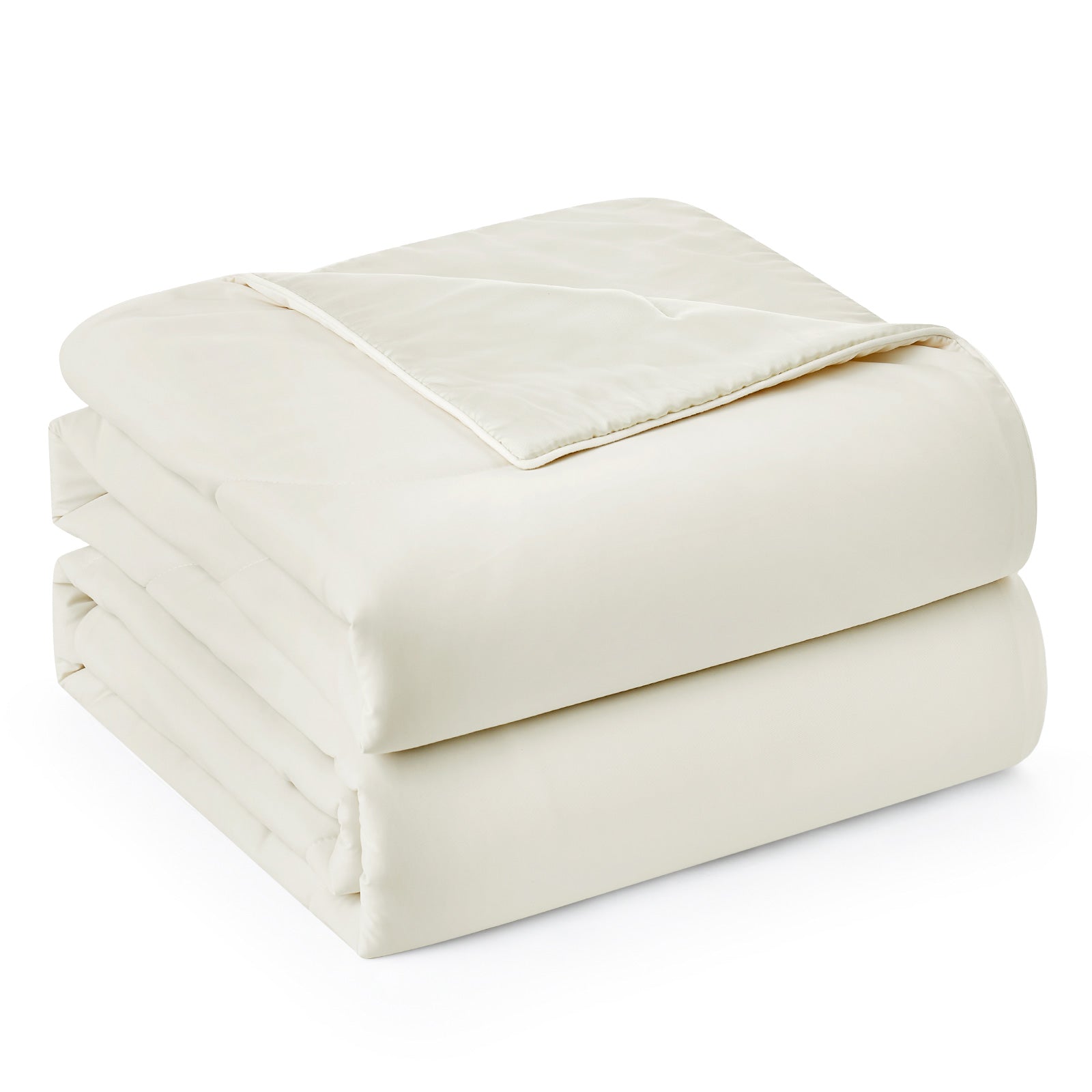 breathable cooling comforter#Color_Snow Ivory