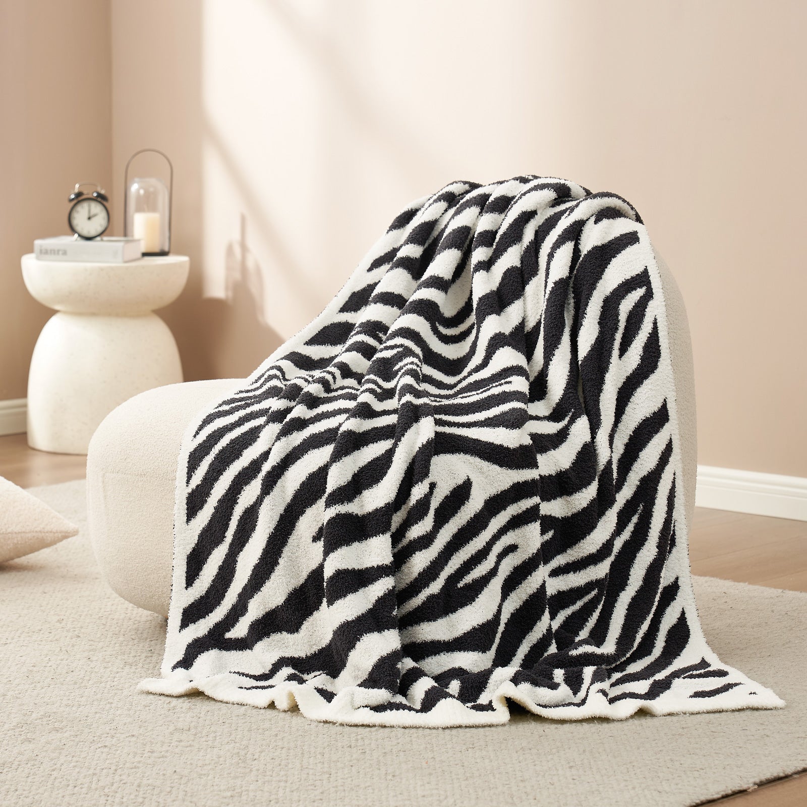 Zebra Print Blanket - Throw Blanket for Animal deals Print Decor, Gift For Animal Lover