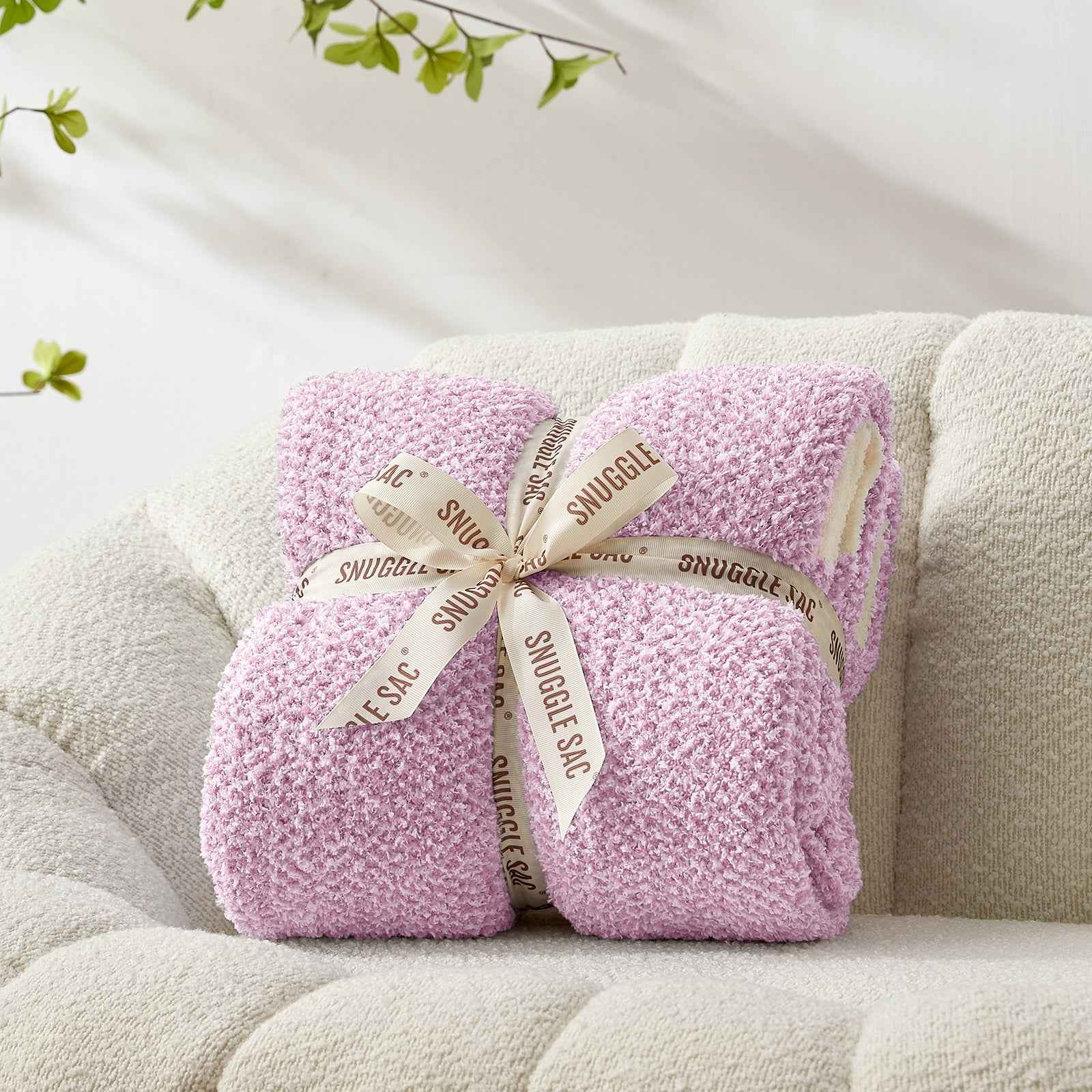 Heather Throw Blanket - Snuggle Sac - #Color_Lilac