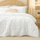 Snuggle Sac All-Season Boho Deluxe Embroidery Comforter Set on bed#color_Off White