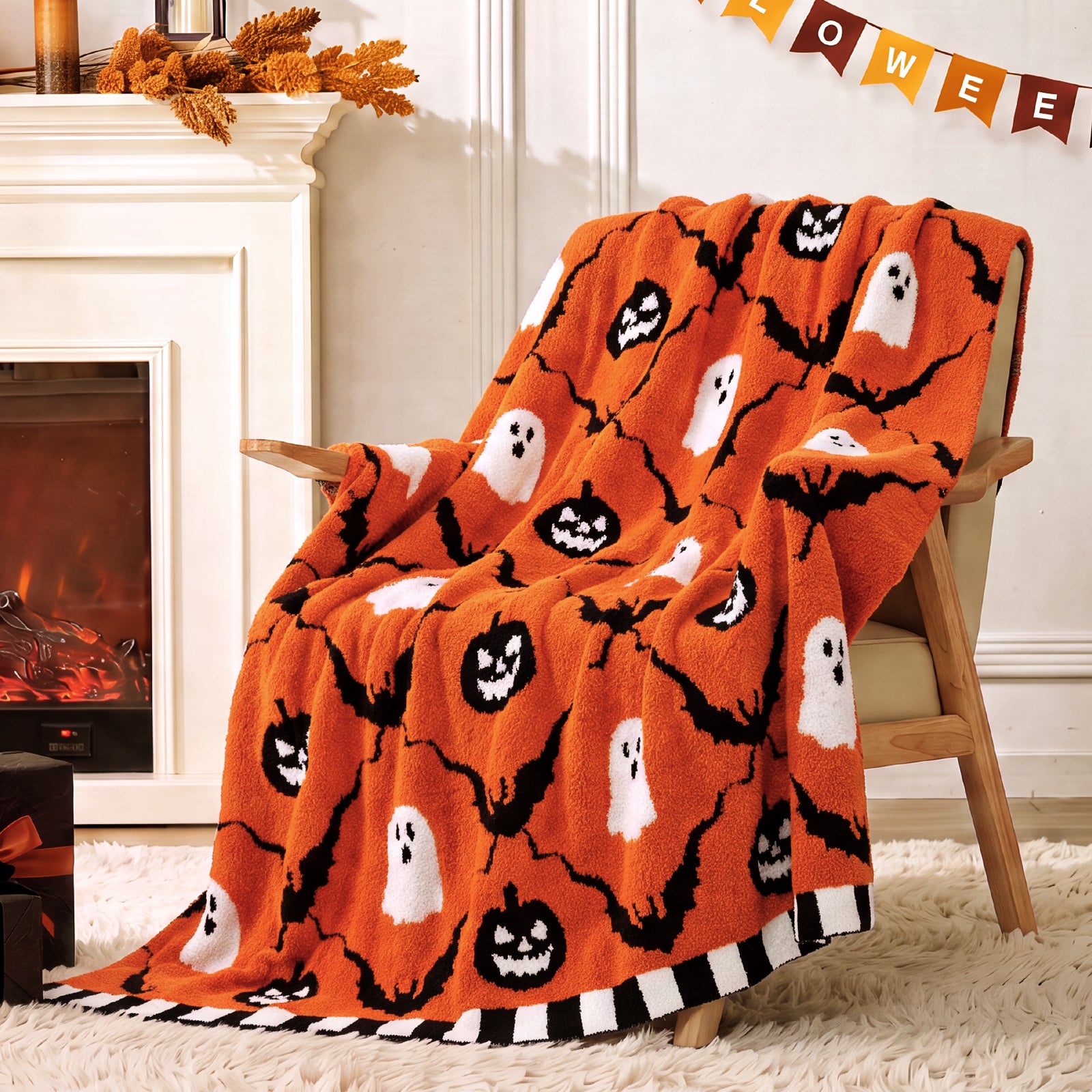 #color_Orange Bat Plaid
