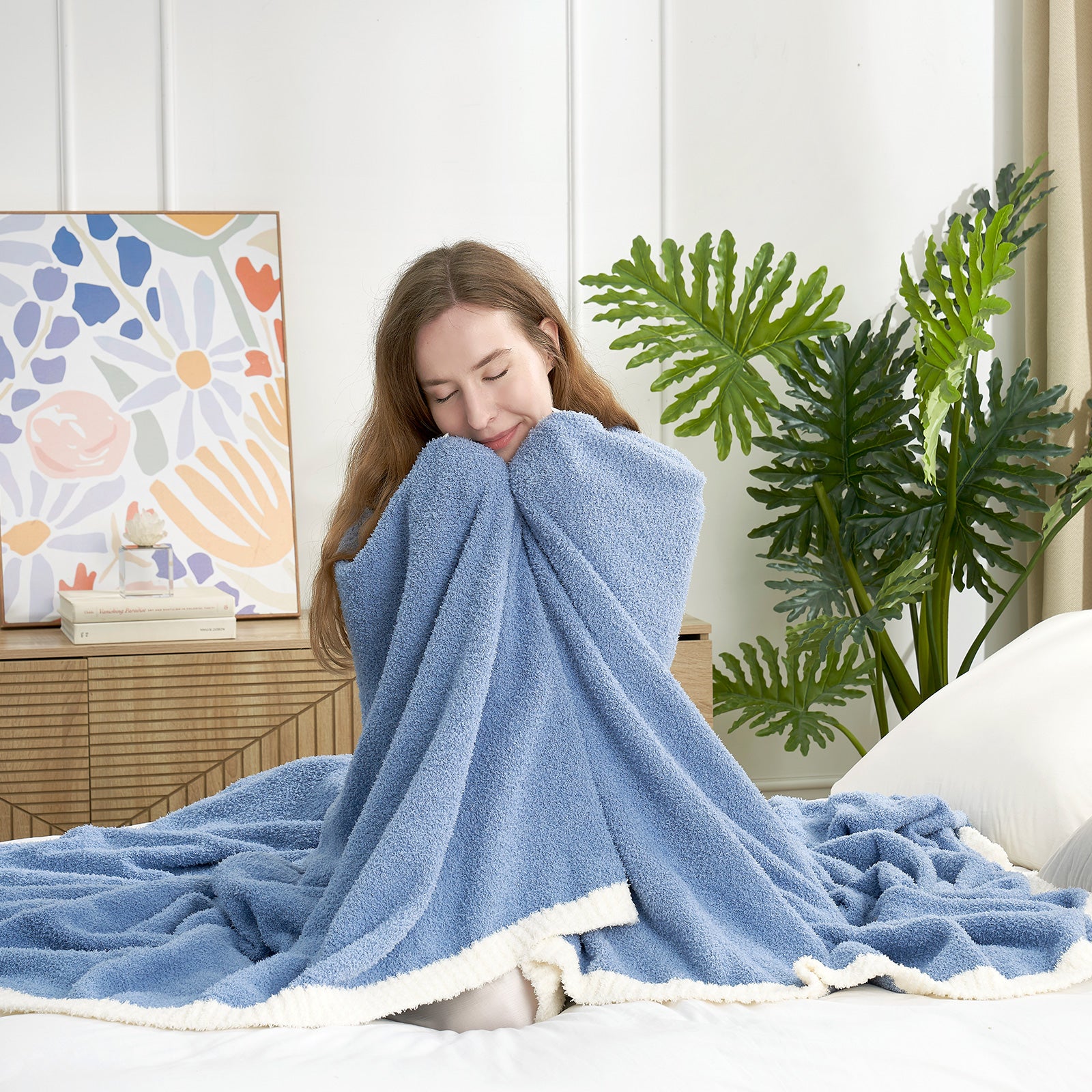 Ultra Soft Solid Throw Blanket