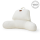 Front view of white Snuggle Sac backrest pillow on a white background#color_Ivory