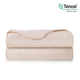 Folded Snuggle Sac Luxurious Tencel™ Lyocell Cooling Comforter#color_Champagne