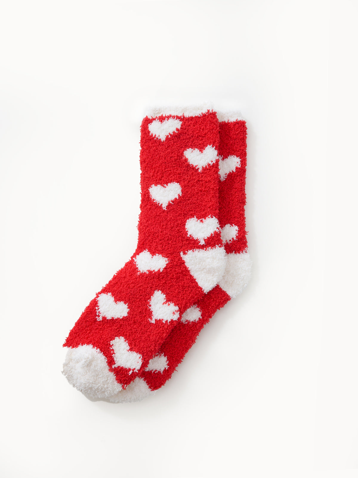 SnugChic Sweetheart Argyle Cozy Fuzzy Socks