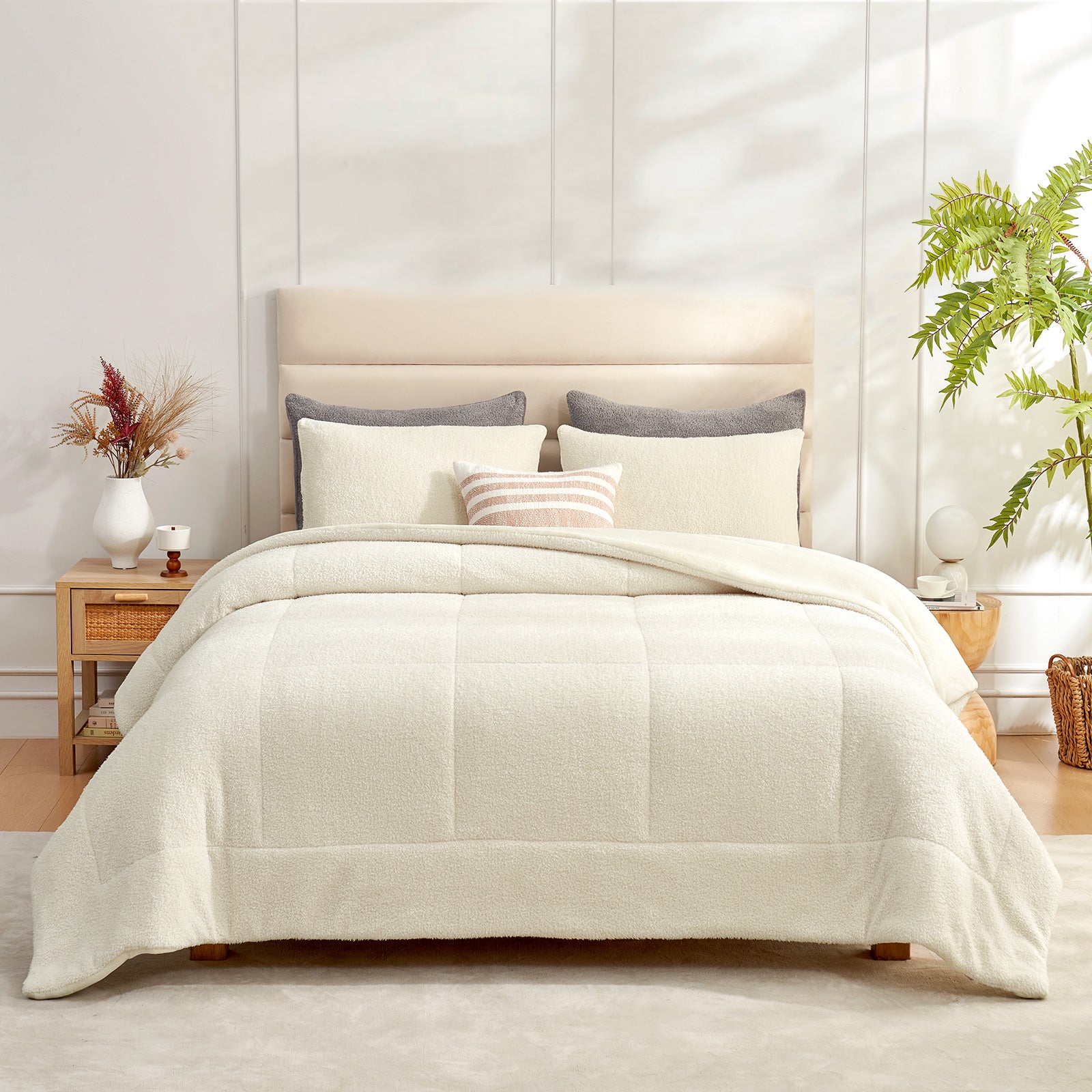 Ultra Soft Comforter Sets King Size - 1 Comforter, 2 Shams