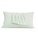 Front view of green Snuggle Sac pillowcase on a white background#Color_Green