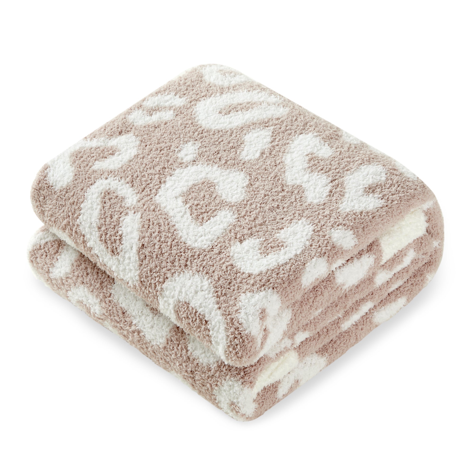 Leopard Knit Throw Blanket Decorative Throw | Snuggle Sac