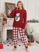SnugChic Crewneck Loungewear Set - Snowman