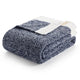 Heather Throw Blanket - Snuggle Sac - #Color_Navy