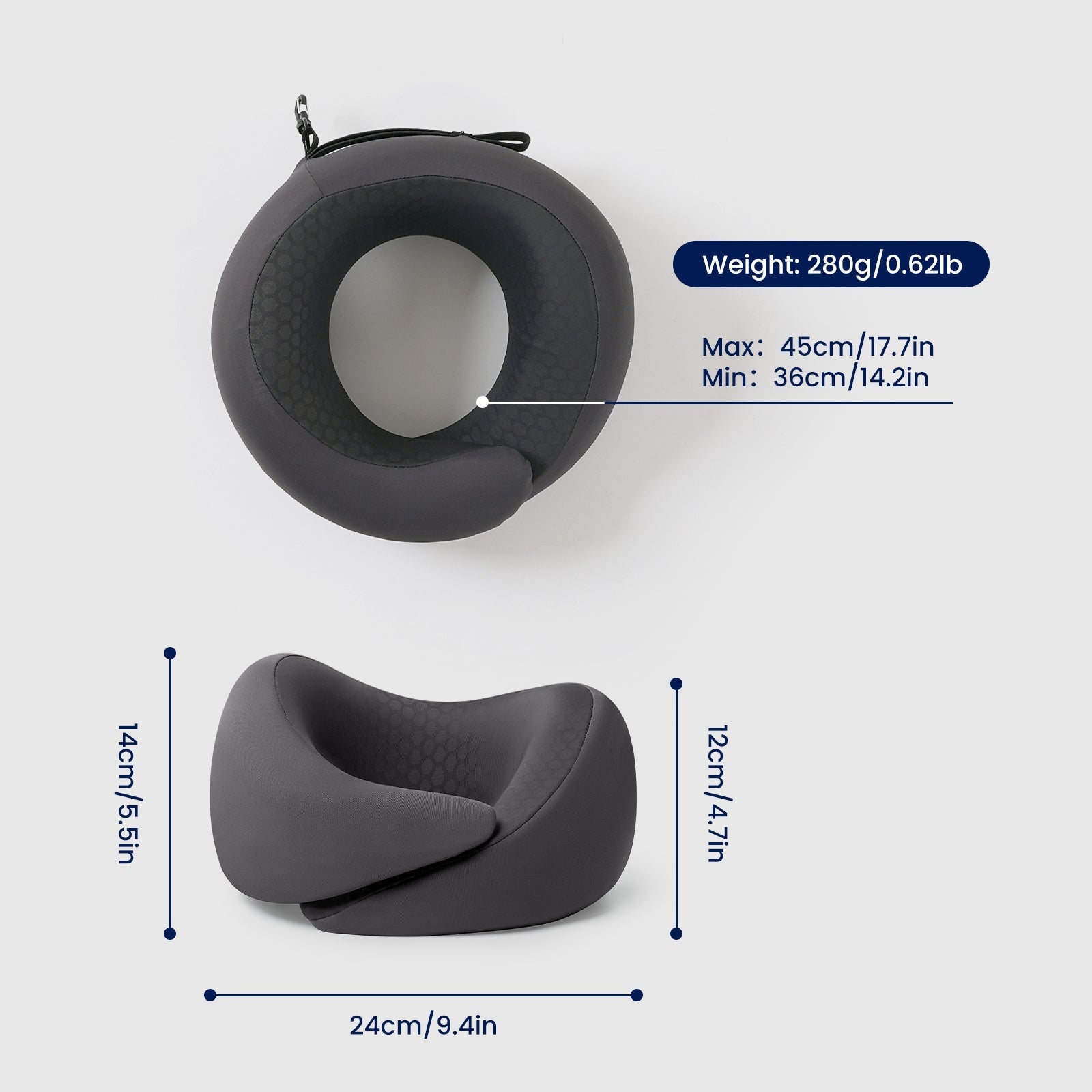 Outlast® Cooling Travel Pillow