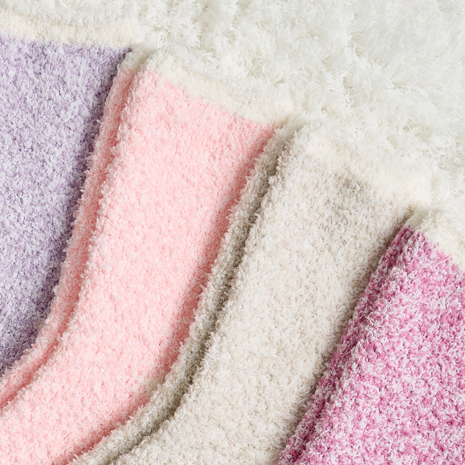 Heather Plain Socks 4 Pairs