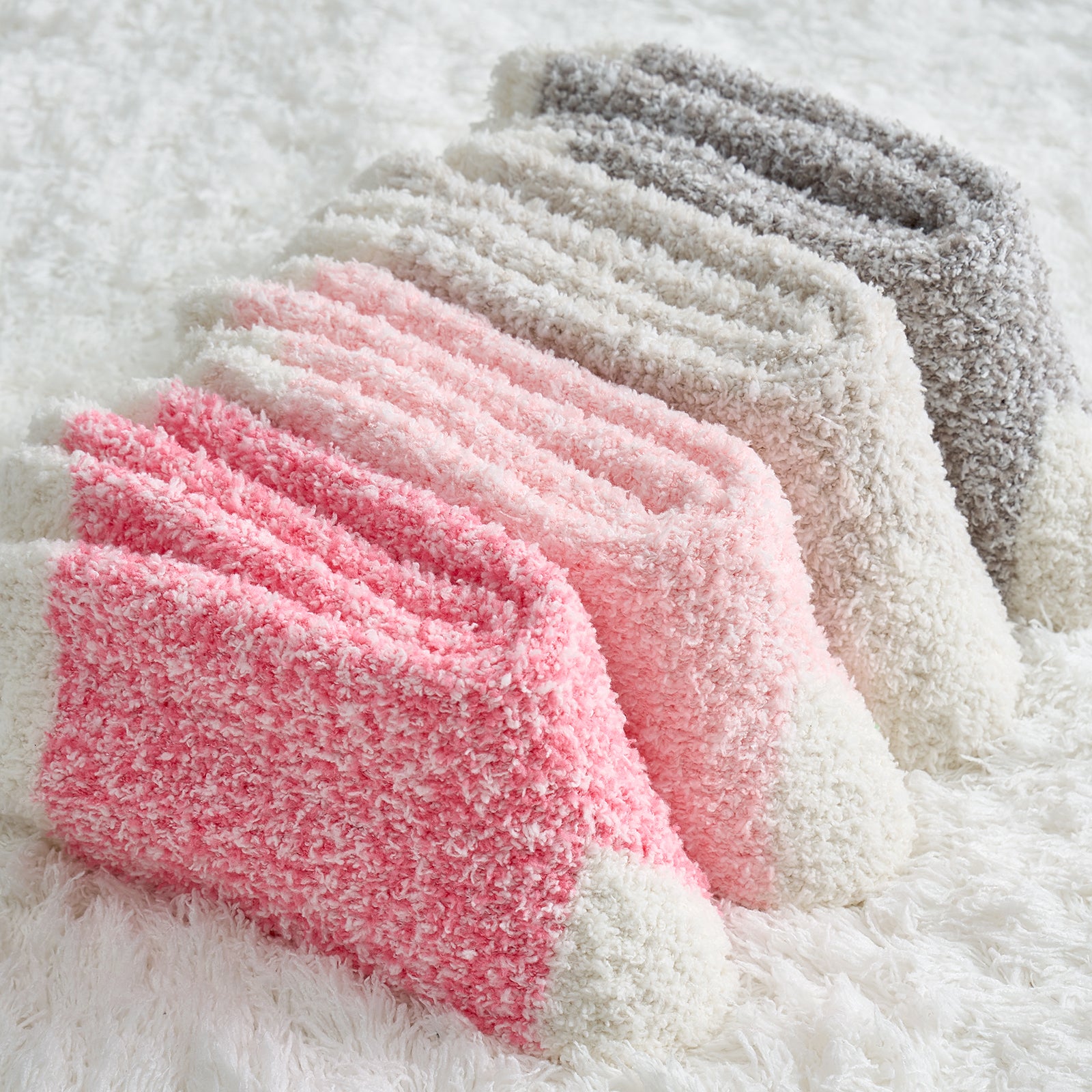 Heather Plain Socks 4 Pairs