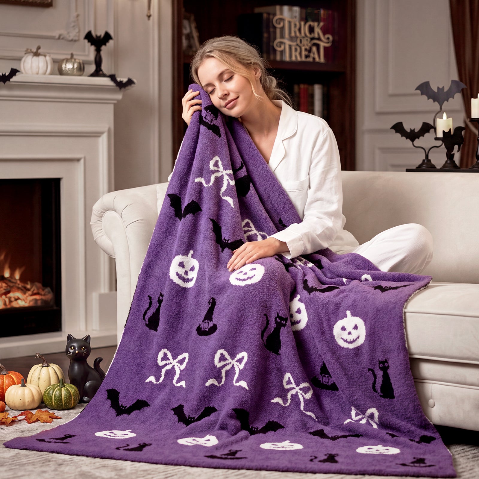 #color_Purple Witch Cat