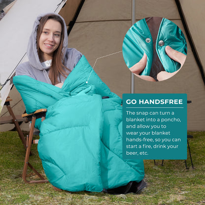 Outdoor Puffy Camping Blanket