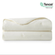 Folded Snuggle Sac Luxurious Tencel™ Lyocell Cooling Comforter#color_White