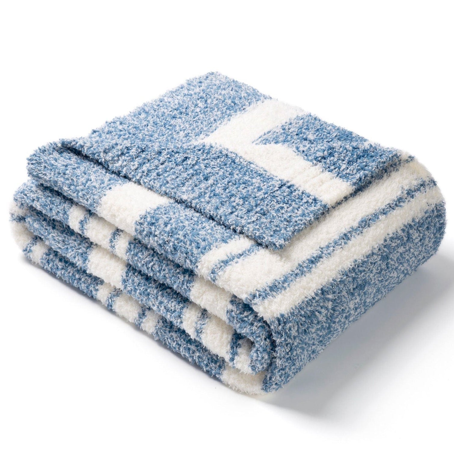 Stripe Throw Blanket - Snuggle Sac-#Color_Blue