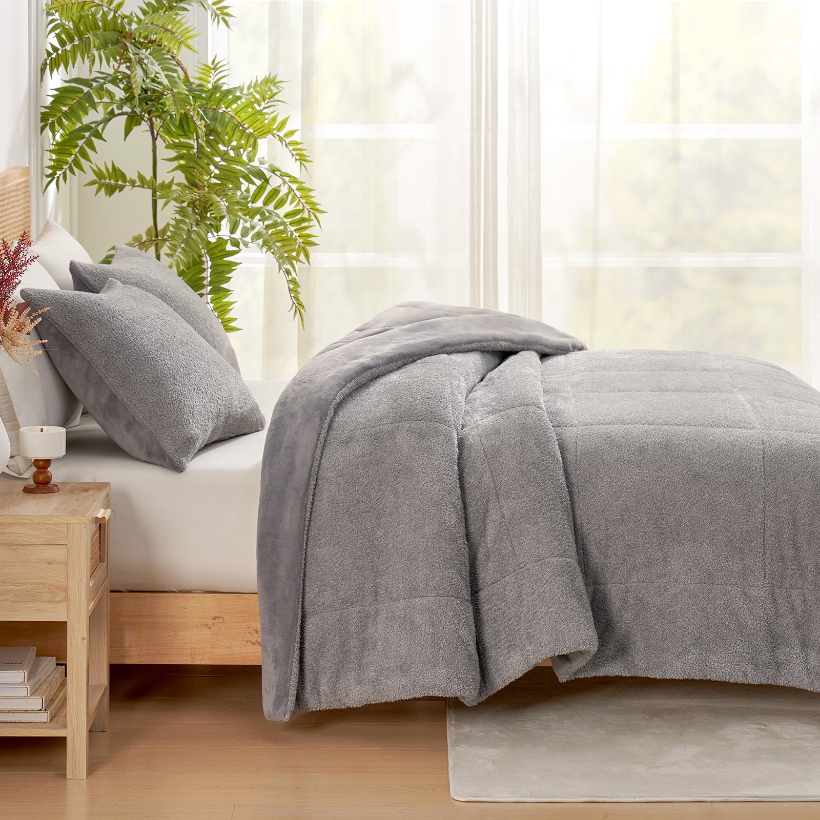 Ultra Soft Comforter Sets King Size - 1 Comforter, 2 Shams