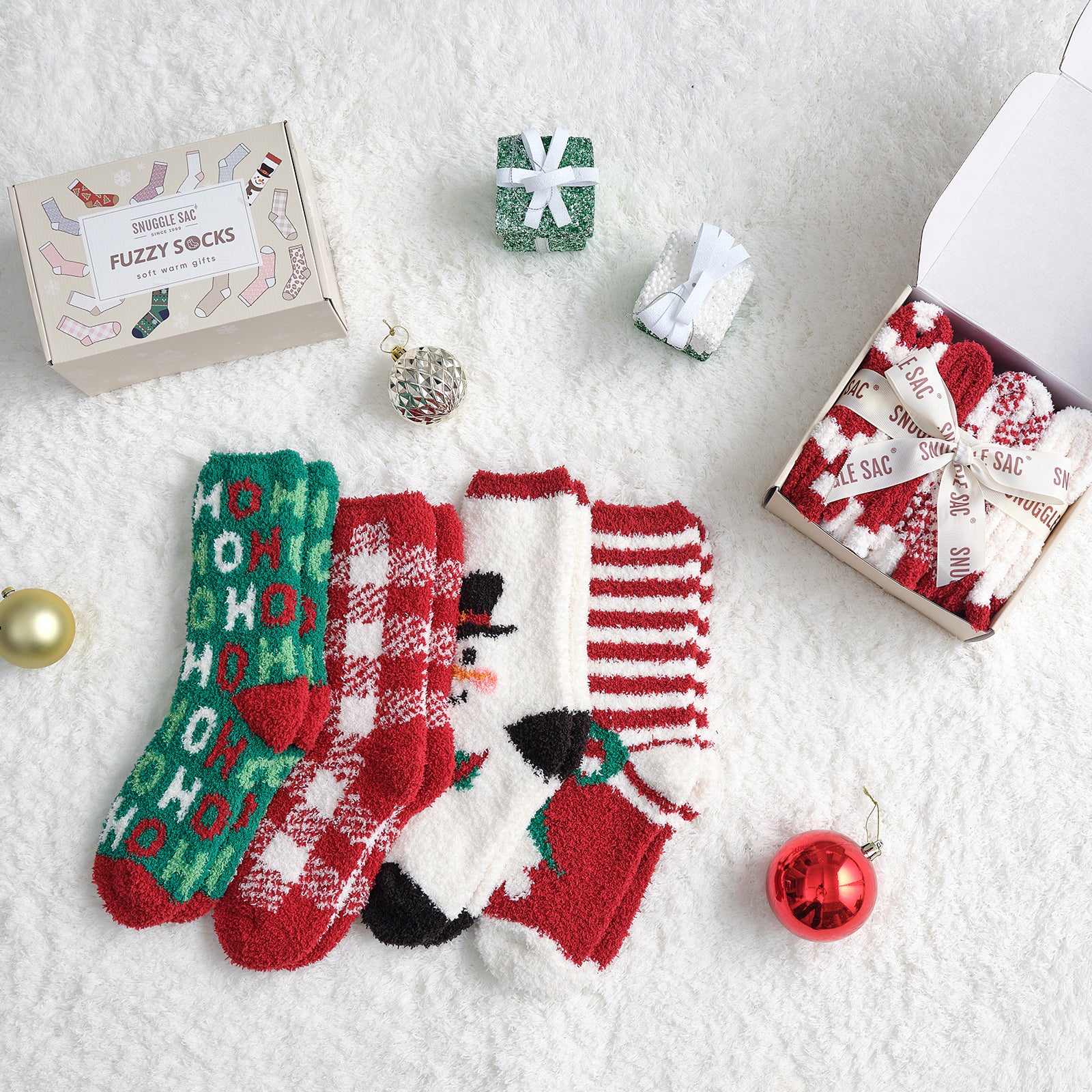 Christmas Socks for Women 4 pairs