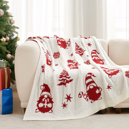 Green Christmas Tree Blanket-Throw 50"x 60"