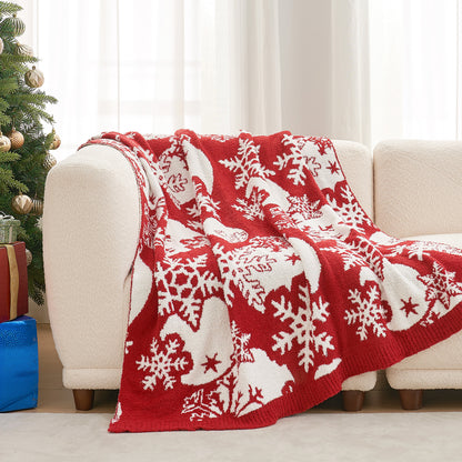 Christmas Red Gnome Blanket-Throw 50"x 60"