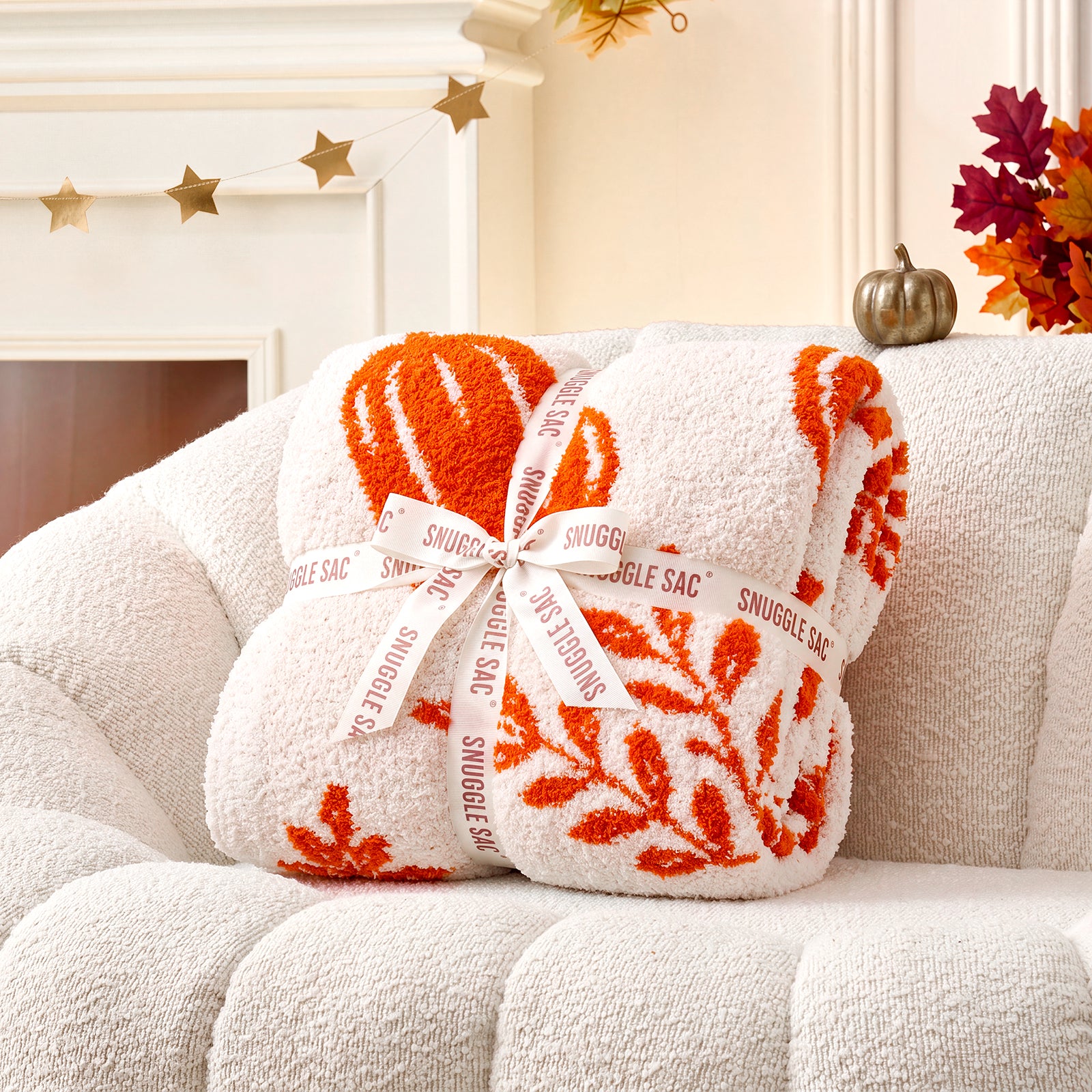 #color_Fall Orange Pumpkin Leaf