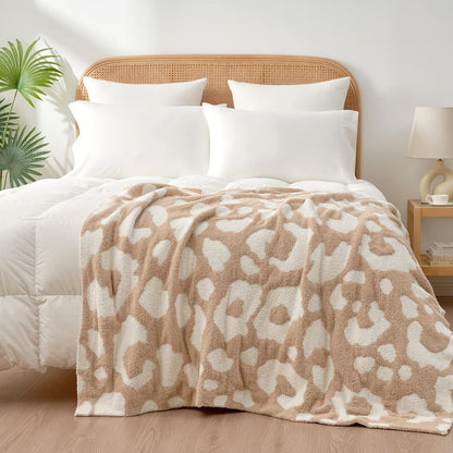 Ultra Soft Leopard Throw Blanket