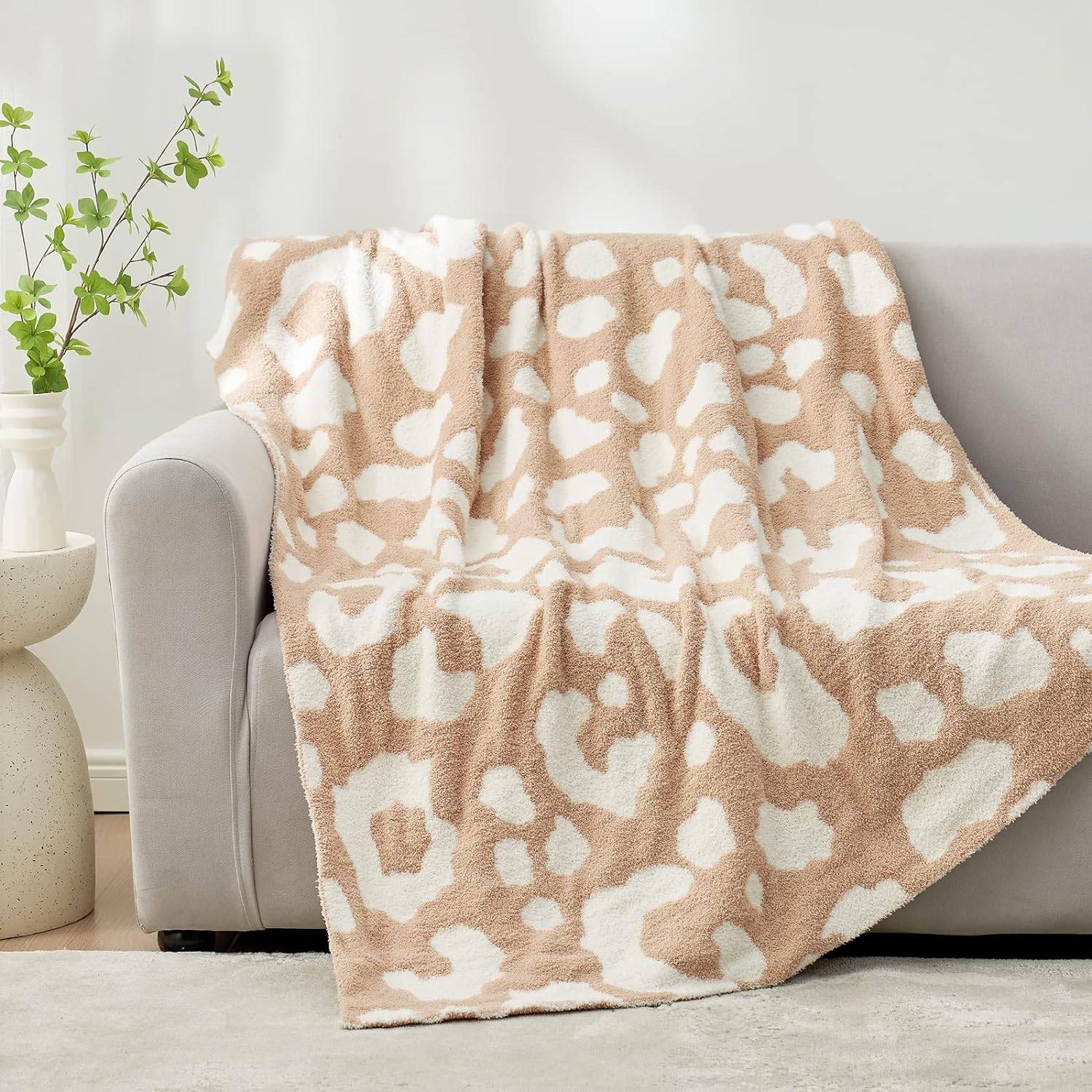 Ultra Soft Leopard Throw Blanket