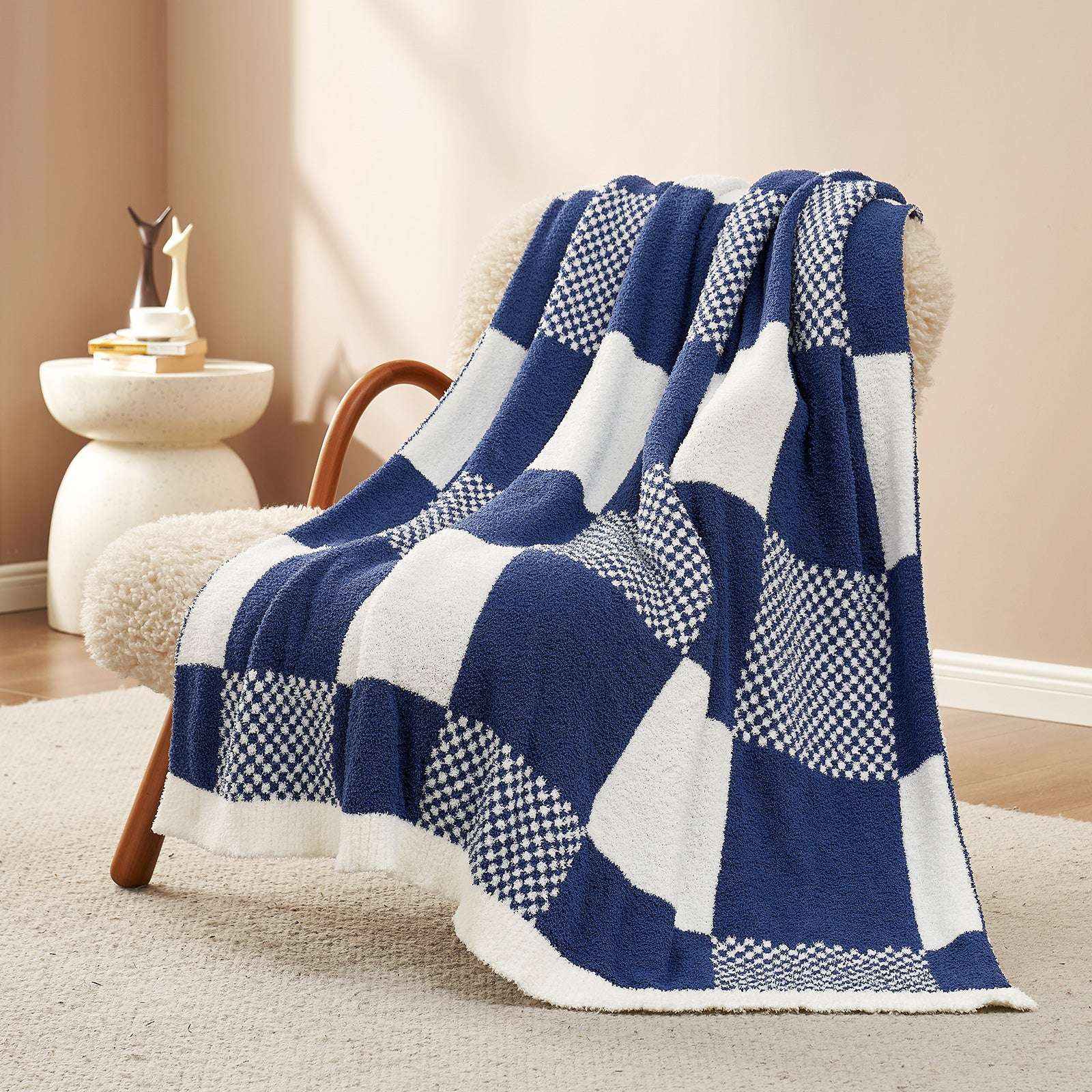 Checkered Throw Blanket