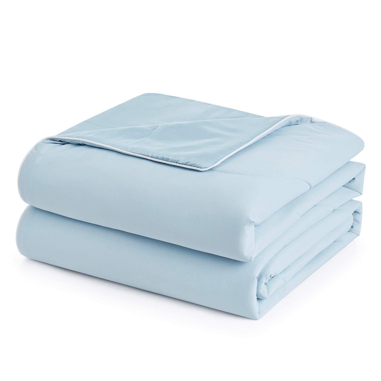 breathable cooling comforter #Color_Ice Blue