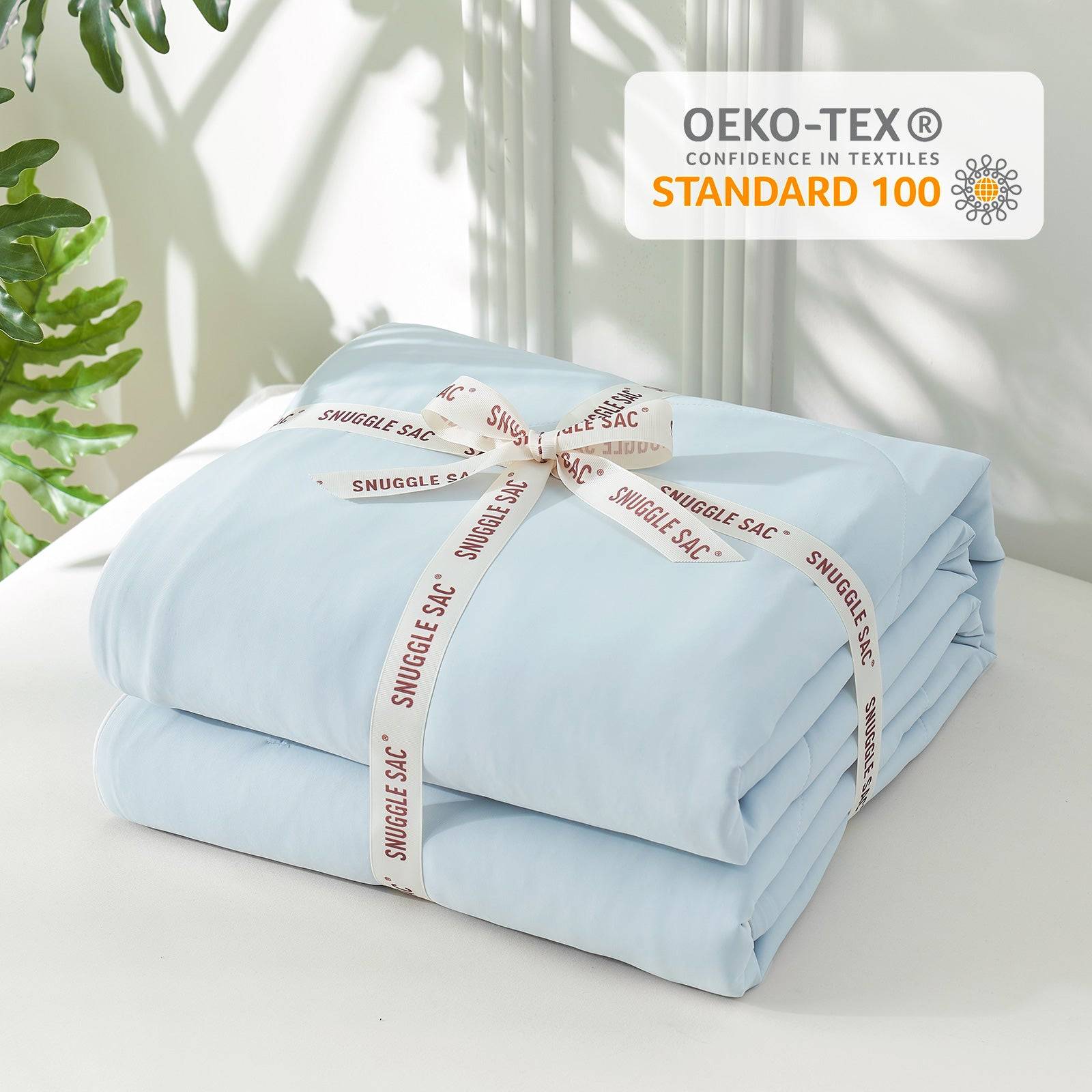 Breathable Cooling Comforter#Color_Ice Blue
